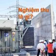 nghiệm thu là gì