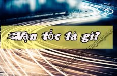 vận tốc là gì