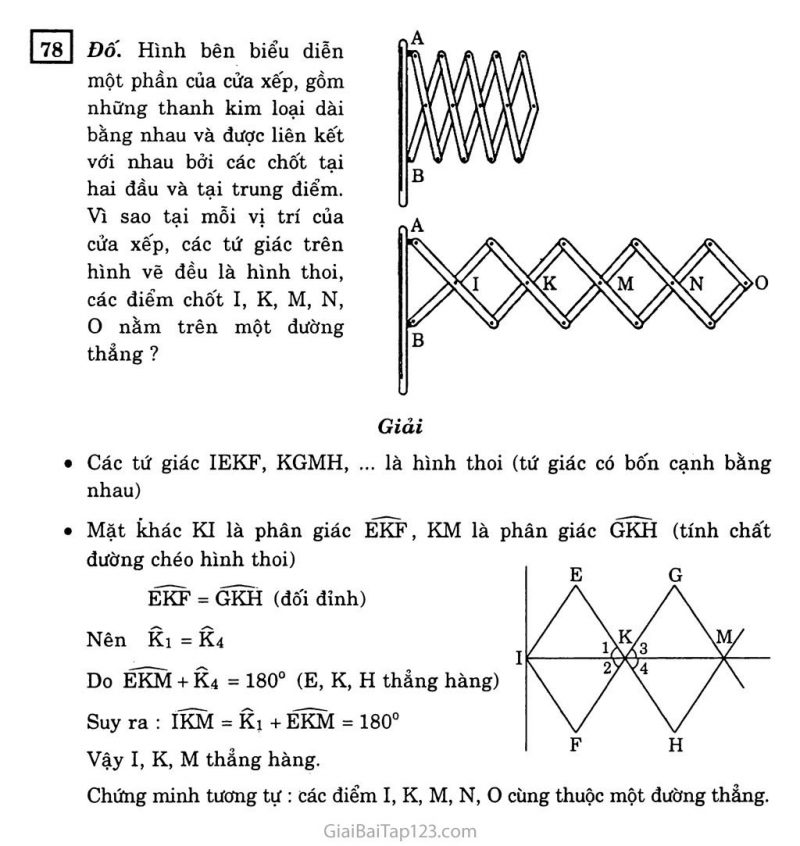 đường chéo hình thoi