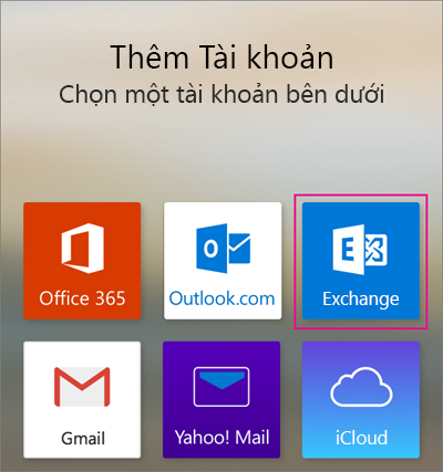 Thiết lập tài khoản Outlook trong ứng dụng thư của iOS