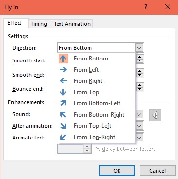 Tạo hiệu ứng chạy chữ trong Powerpoint 2013 với 5 bước đơn giản