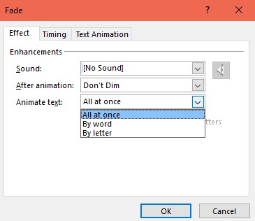 Tạo hiệu ứng chạy chữ trong Powerpoint 2013 với 5 bước đơn giản