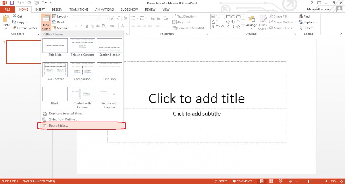 Cách ghép 2 Powerpoint thành 1 File trong 5 giây