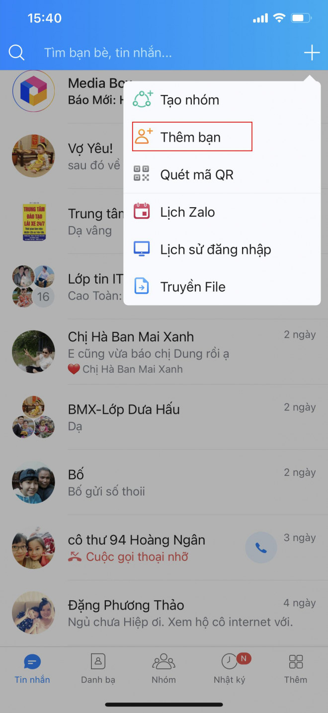 Những cách tìm và kết bạn trên Zalo không cần số điện thoại
