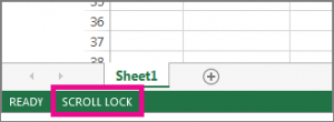 Cách chữa lỗi phím mũi tên không hoạt động trong Excel - Windows789