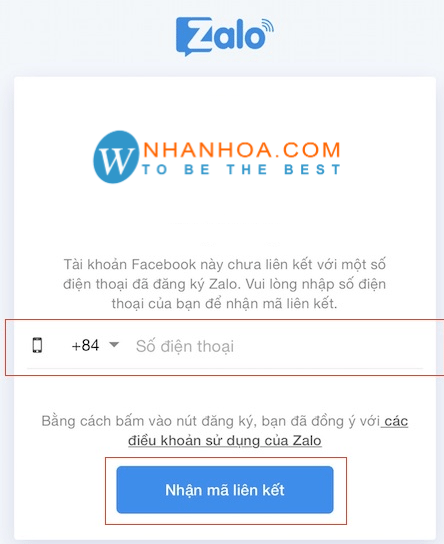 Đăng nhập Zalo bằng facebook không cần mật khẩu [Hướng Dẫn]
