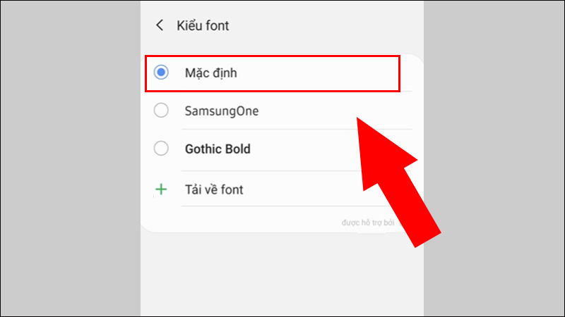 Cách khôi phục font chữ mặc định cho điện thoại Android cực đơn giản