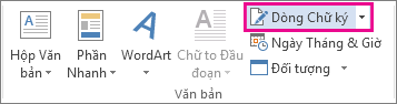 Chèn chữ ký