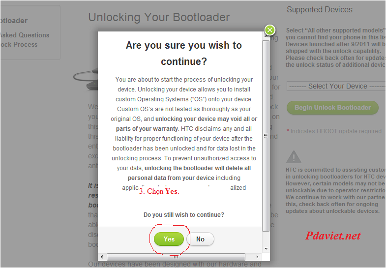 Hướng dẫn UnLock BootLoader HTC - Di Động Thông Minh