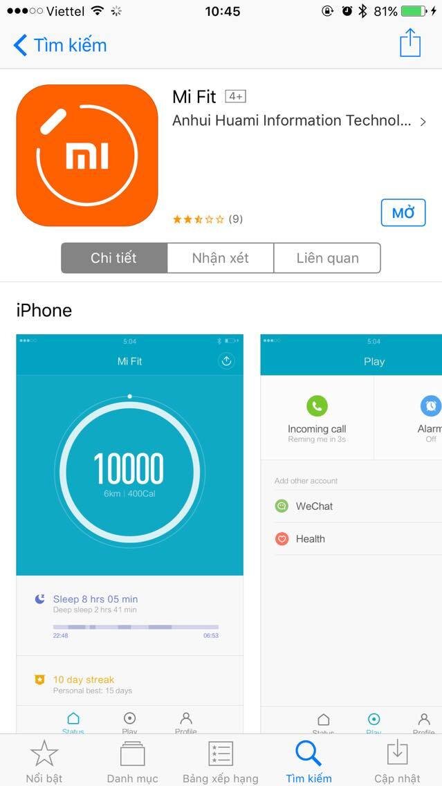 Hướng dẫn sử dụng Miband trên IOS với 12 bước làm một lần là nhớ ngay