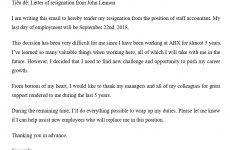 mail xin nghỉ phép