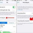 hiện phần trăm pin iphone 6