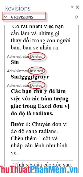Cách so sánh 2 văn bản trong Word