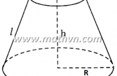 thể tích nón cụt
