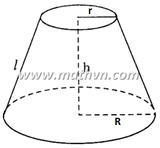 thể tích nón cụt