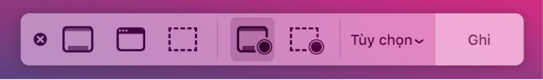 Ghi màn hình của bạn trong QuickTime Player trên máy Mac