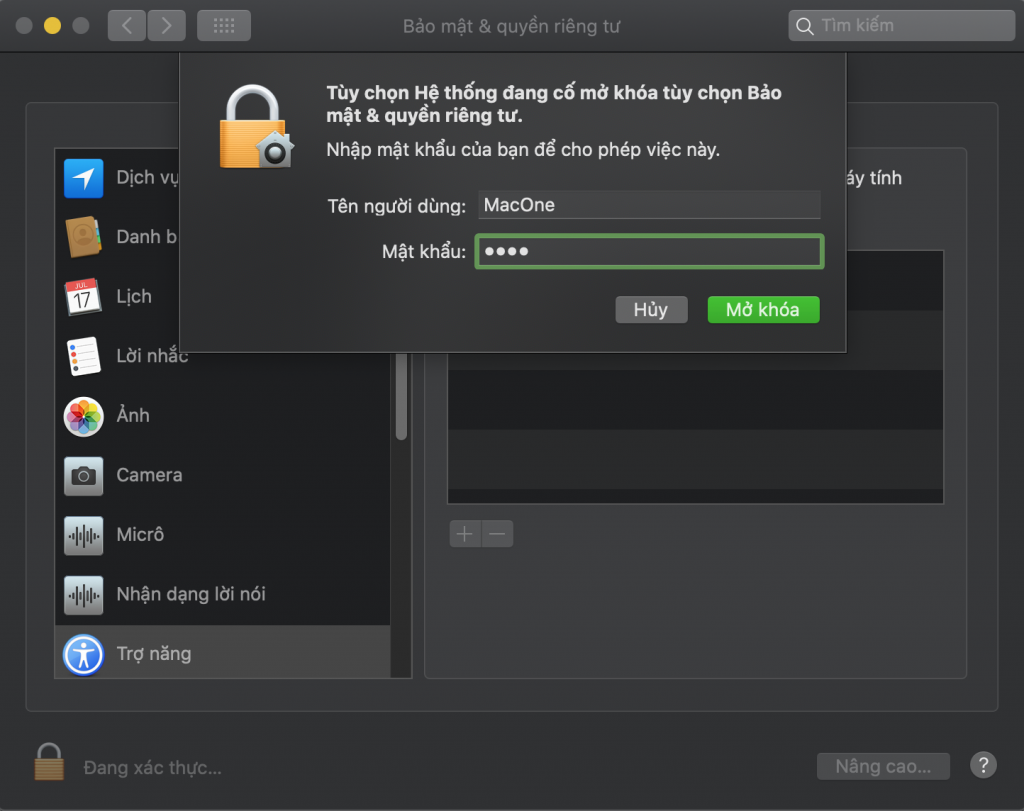 Khắc phục lỗi mất chữ, nhảy chữ... khi gõ tiếng Việt trên macOS