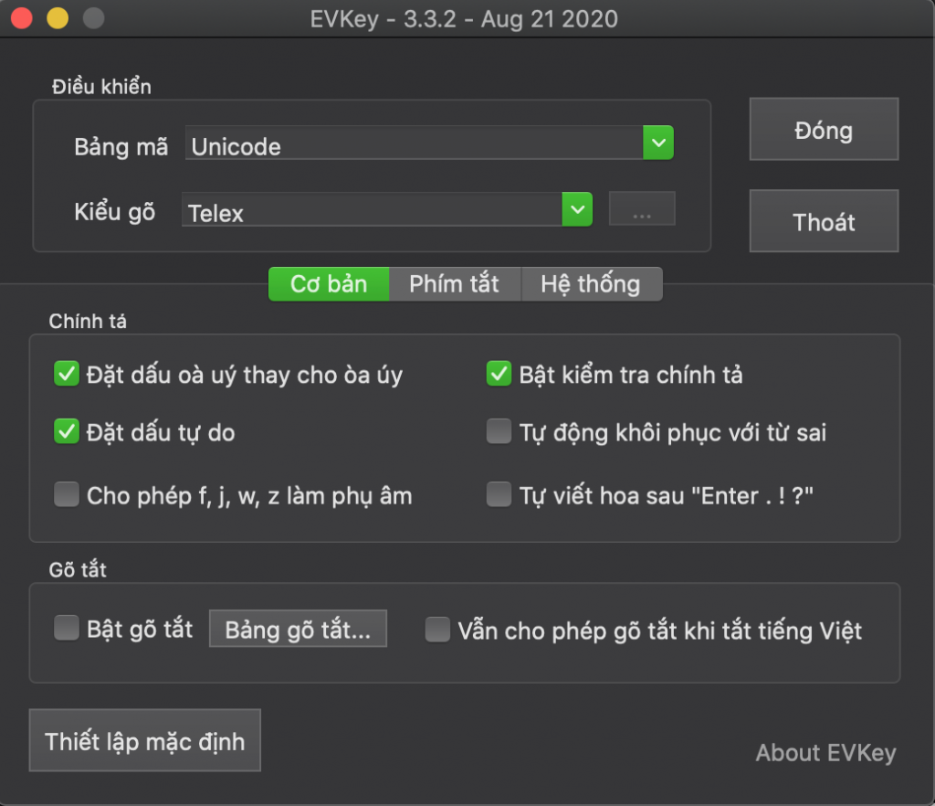 Khắc phục lỗi mất chữ, nhảy chữ... khi gõ tiếng Việt trên macOS