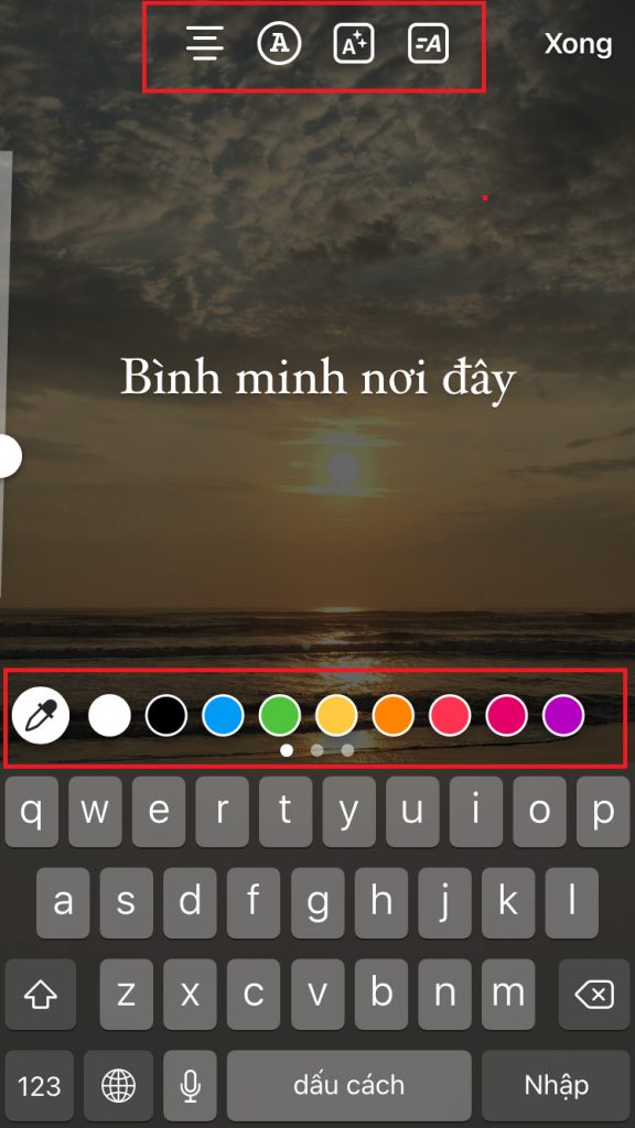 Cách làm chữ chạy trên Story Instagram ảo tung chảo