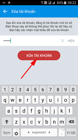 xóa tài khoản zalo có đăng ký lại được không