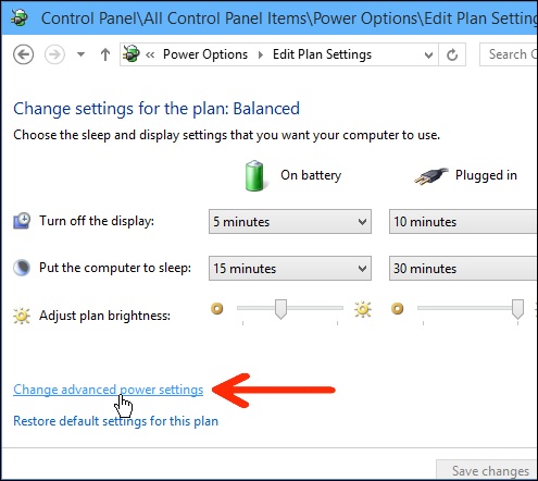 Tắt tính năng tự điều chỉnh độ sáng màn hình Windows 10