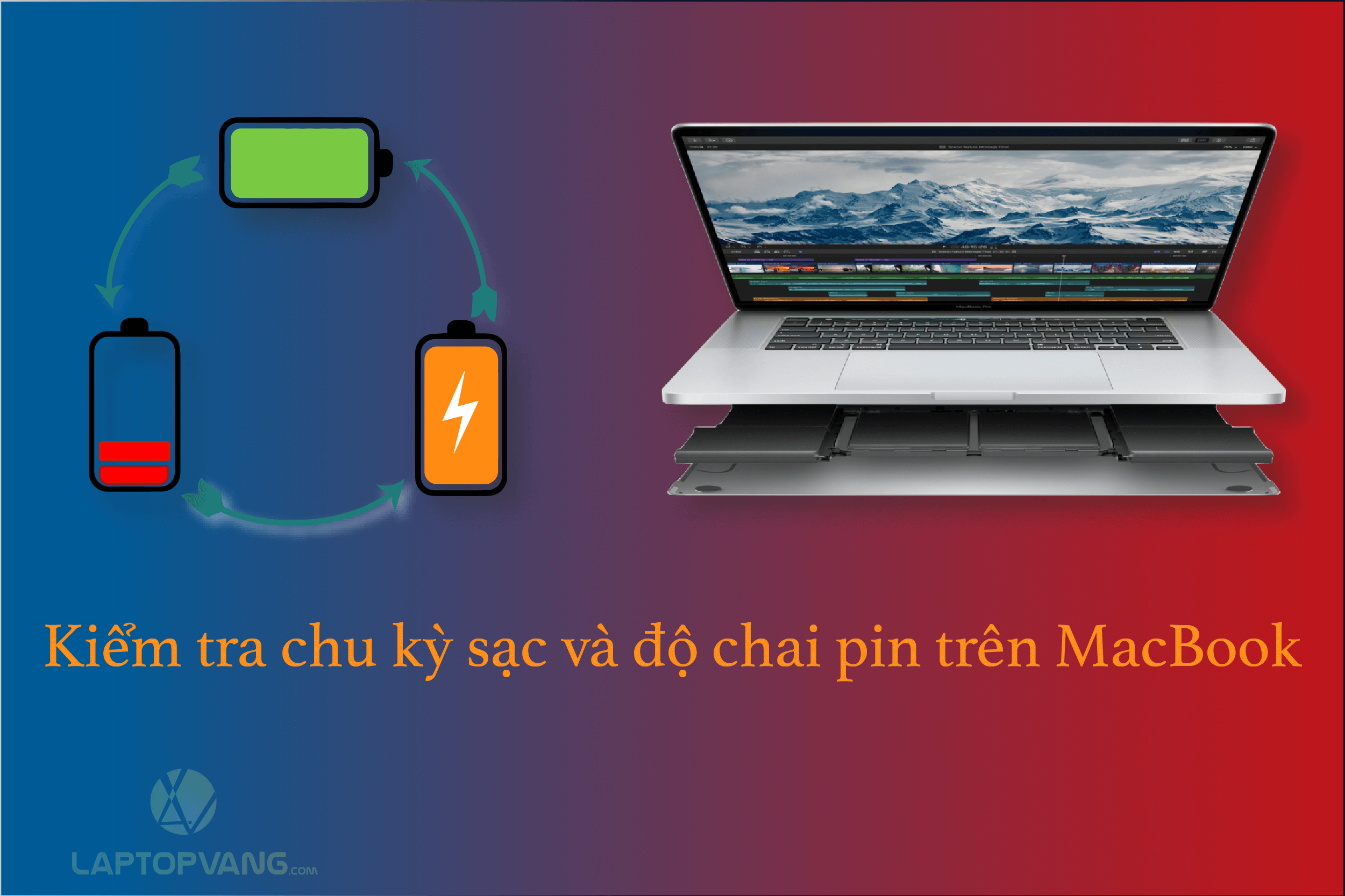 Cách kiểm tra pin MacBook: độ chai, số lần sạc,...chính xác nhất