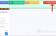 hủy kết bạn hàng loạt trên facebook