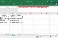 kết hợp vlookup và hlookup