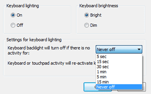 Cách bật đèn bàn phím laptop, kích hoạt Keyboard Backlight trên Windows 10