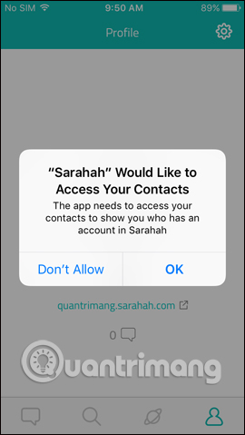 Cách sử dụng Sarahah gửi tin nhắn nặc danh trên Facebook