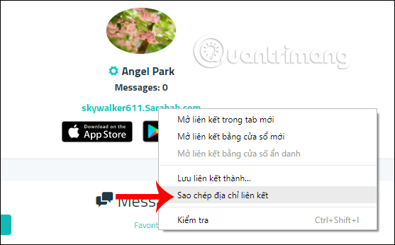 Cách sử dụng Sarahah gửi tin nhắn nặc danh trên Facebook