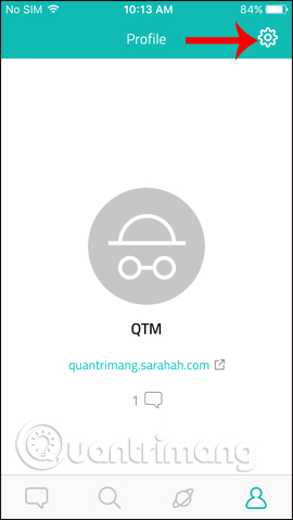 Cách sử dụng Sarahah gửi tin nhắn nặc danh trên Facebook