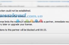 teamviewer giới hạn 5 phút