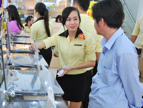 đổi điện thoại cũ lấy mới thegioididong