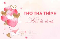 thả thính bằng thơ 2 câu