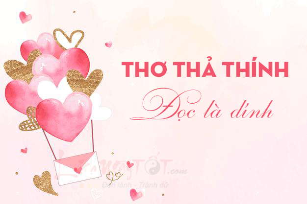 thả thính bằng thơ 2 câu