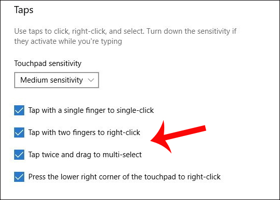 Cách tùy chỉnh Touchpad trên Windows 10 Creators Update