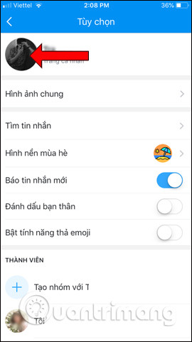 Cách chia sẻ danh bạ trên Zalo