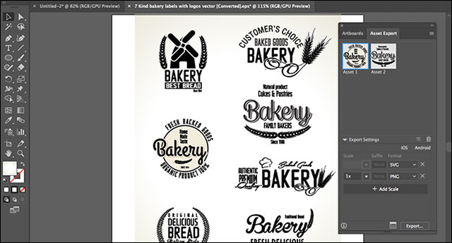 Cách lưu file AI trong Adobe Illustrator thành JPG và các định dạng ảnh khác