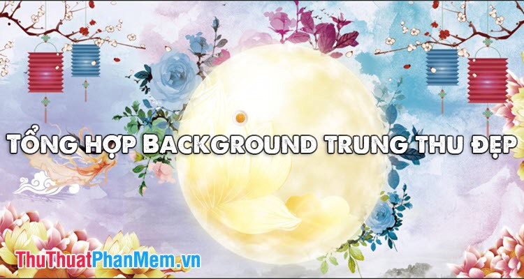 Background Trung Thu đẹp