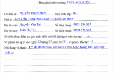 viết bản kiểm điểm