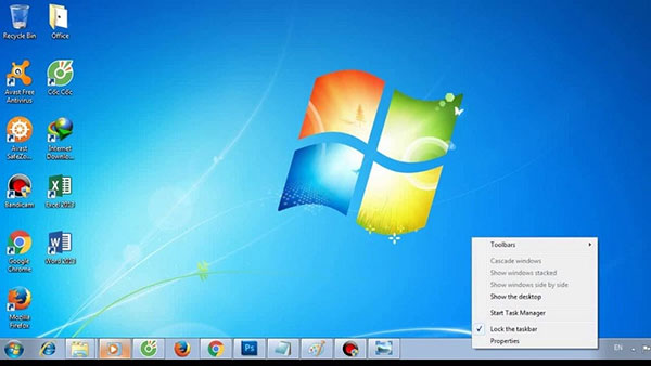 ẩn icon trên desktop win 10