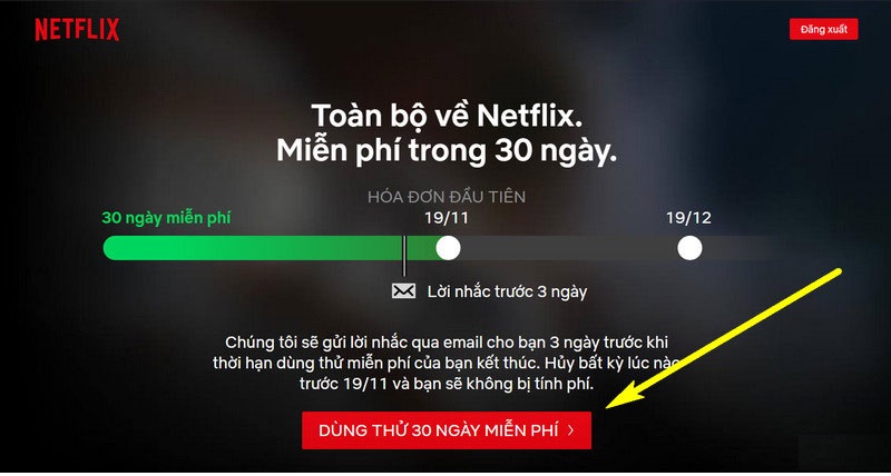 Hướng dẫn cách đăng ký netflix không cần visa, thẻ tín dụng free