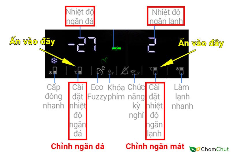 [Tổng hợp] Cách điều chỉnh nhiệt độ tủ lạnh phù hợp nhất