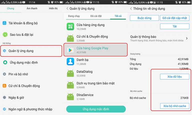 tại sao không vào được ch play