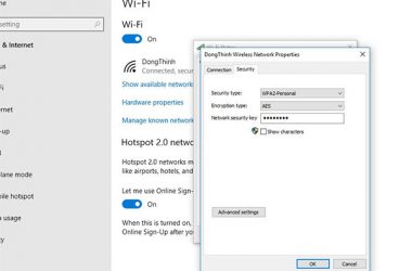xem mật khẩu wifi đã lưu