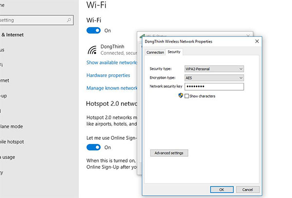 xem mật khẩu wifi đã lưu