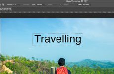 xóa chữ trong photoshop