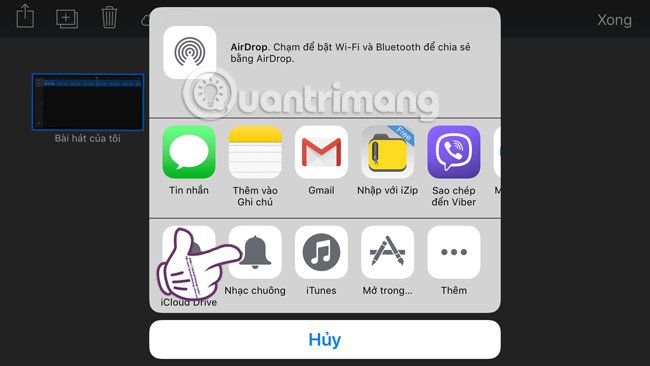 Cài nhạc chuông từ Zing MP3 cho iPhone có được không?