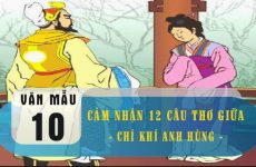 cảm nhận chí khí anh hùng